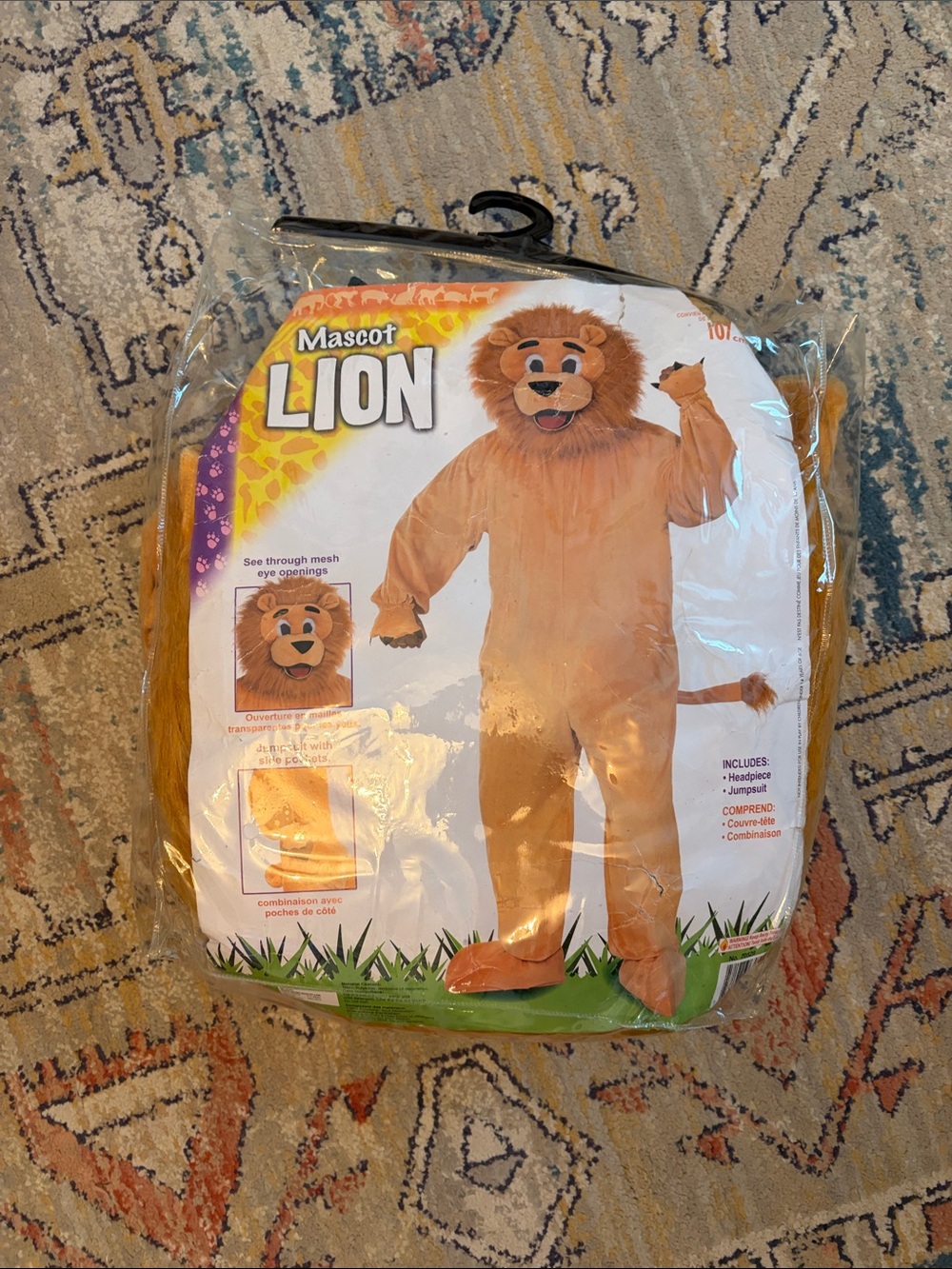 Adult Forum Novelties 70529 Lion Mascot Halloween Costume Dress up Parade Jungle